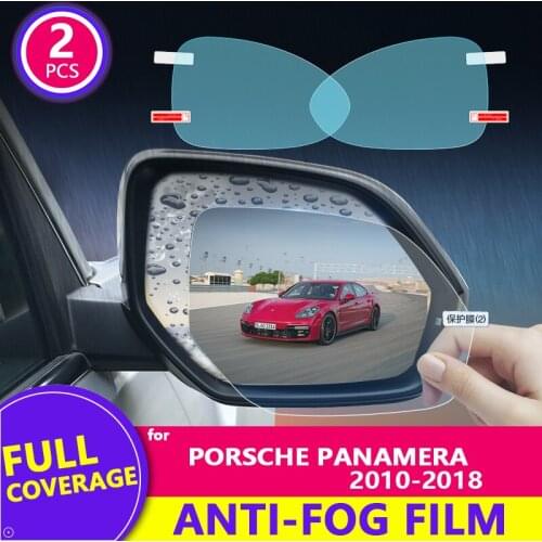 Rain Film Full Cover Rearview Mirror Clear Anti-Fog Rainproof for Porsche Panamera 2010-2020 2011 Stickers Car Accessories Goods