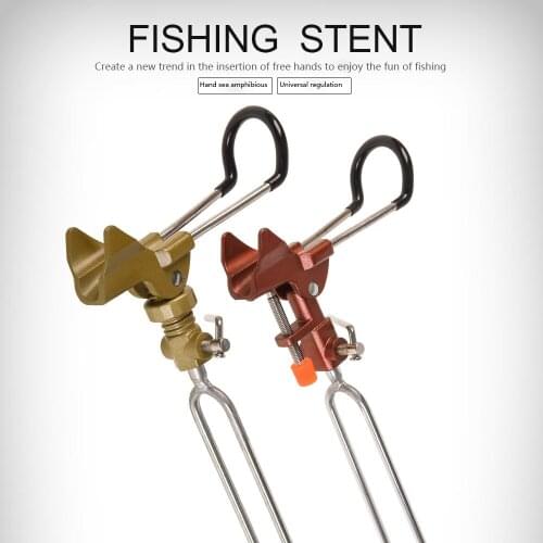 Fishing Equipment Telescopic Fishing Rods Holder Folding Stainless Steel Hand Rod Holder Use 2020 New Durable Fishing Rod Stents
