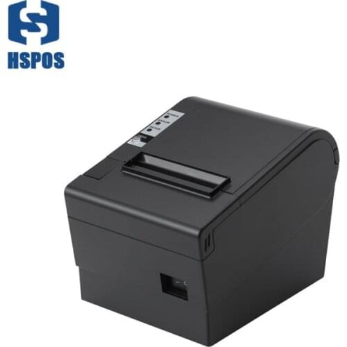 High performance auto cut 80mm thermal printer with USB+Lan interface Support Win Linux Android and IOS system printing HS-825UL