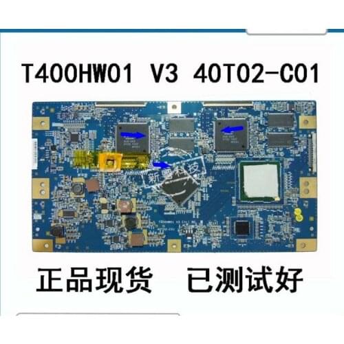 LCD Board T400HW01 V3 40T02-C01 40T02-C05 Logic board connect with T-CON connect board