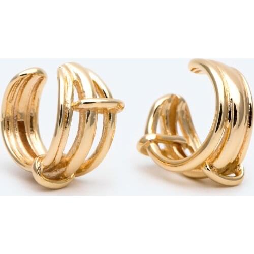 10pcs Gold Ear Cuff, Cartilage Ear Cuff, Gold Plated Ear Cuff, Ear Cuff, Cartilage Earrings (GB-2112)