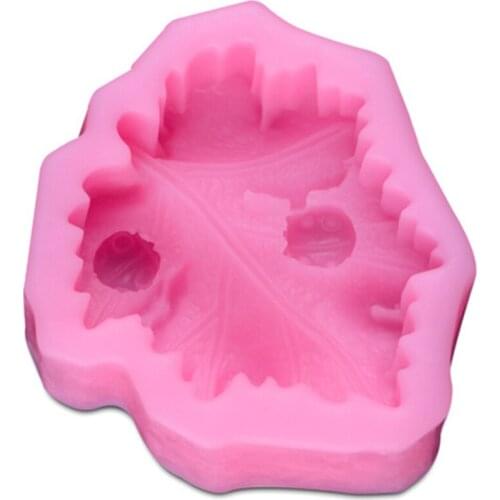 3D Big Maple Leaf Silicone Cake Molds Non-Stick Sugar Fondant Jelly Jello Ice Soap Moulds 1638