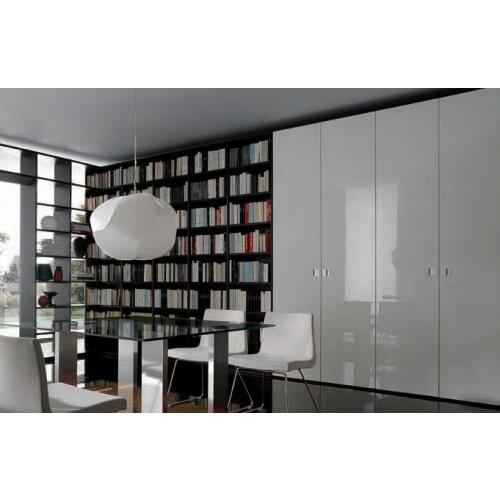 White bedroom furniture with bookcase shelf