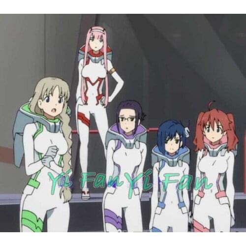 Darling in the Franxx Zero Two Ichigo Ikuno Kokoro Miku Anime Cosplay Costume 3D Printed Quality Bodysuit Freeshipping