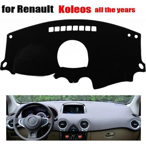 Car dashboard covers mat for Renault koleos all the years Left hand drive dashmat pad dash cover Instrument platform accessories