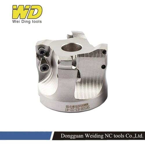 High feed sks face mill SKS -50-22-4TInserted Shoulder Cutter Facemill 50 mm for For Dijet WDMW080520
