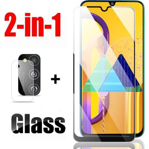 Original 2019 9H Tempered Glass for Samsung Galaxy m30s Screen Protector Full Cover Film for samsung M30s camera Protective film