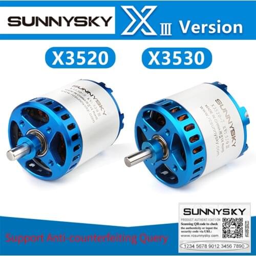 SUNNYSKY X3520-III X3530-III I 445KV 560KV 780KV Brushless Motor for RC Quadcopter Airplanes Fixed Wing Plane