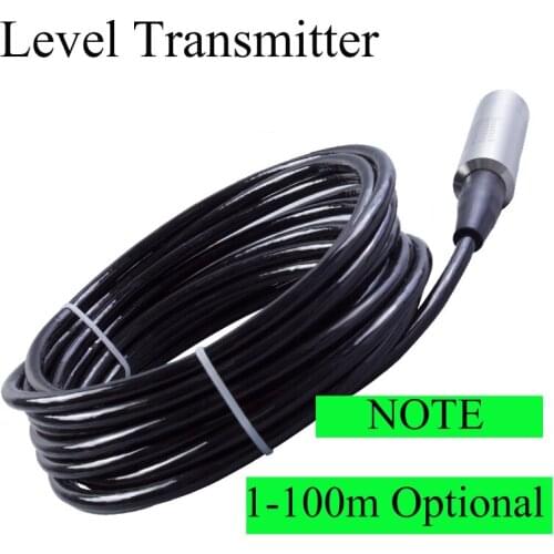 Submersible Level Transmitter ,water level Sensors Range:1M 5M(default) 100m ,output 4-20mA integrated liquid level transmitter