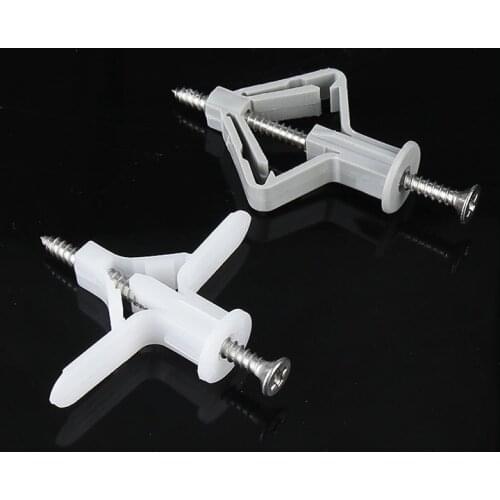 Aircraft expansion pipe gypsum board plastic bolt butterfly hollow brick screw self tapping expanding plug rubber