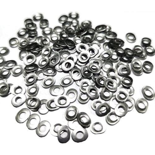 Super Light Pillar PW 8630 silver washers Stainless Steel Washer for Internal Nipples Bicycle Accessories applied for Hex 10