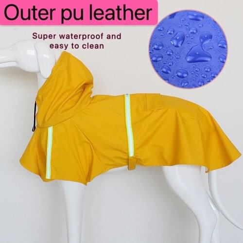 2021 New Pet Taincoat Reflective and Durable Small Large Dog Raincoat Waterproof and Removable Outdoor Breathable Dog Clothes