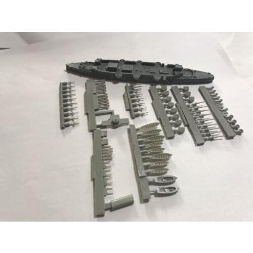Military model accessory resin 1/700 Russo-Japanese War wave speed protection cruiser model