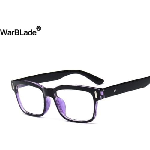 WarBLade New Fashion Square Eyeglasses Brand Designer Eye Glasses Men Women Frames Clear Optical Myopia Eyewear Oculos De Grau