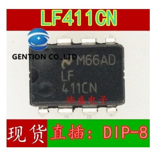 10PCS LF411CN LF411ACN LF411 DIP-8 operational amplifier in stock 100% new and original