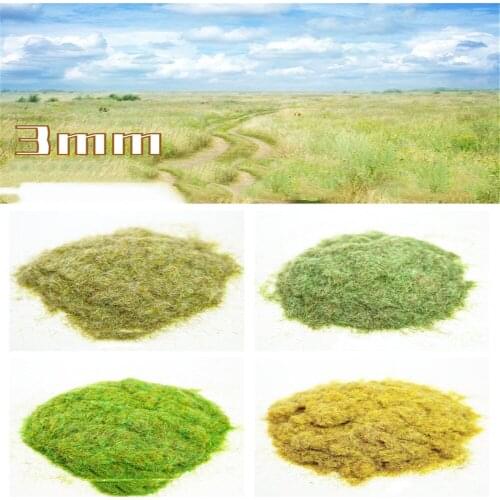 3mm Model flock Plant Grass Powder Multiple Colors Selection Building Sand Table Production Simulation Garden Simulation Grass