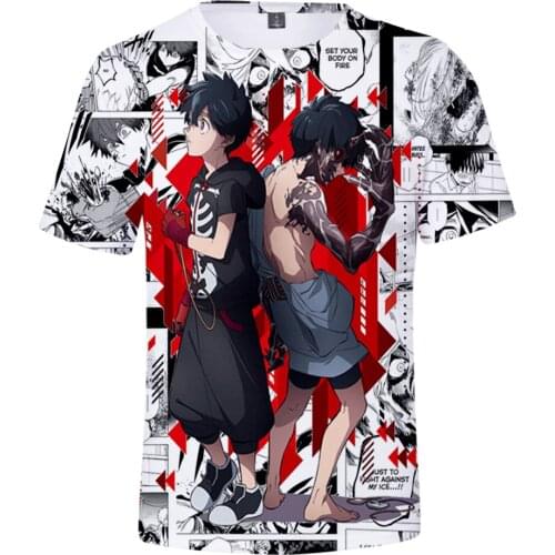 3D Kemono Jihen Spring Summer Holiday Preppy Kawaii Style Men/Women Street clothes T-shirt Japanese Retro innovation