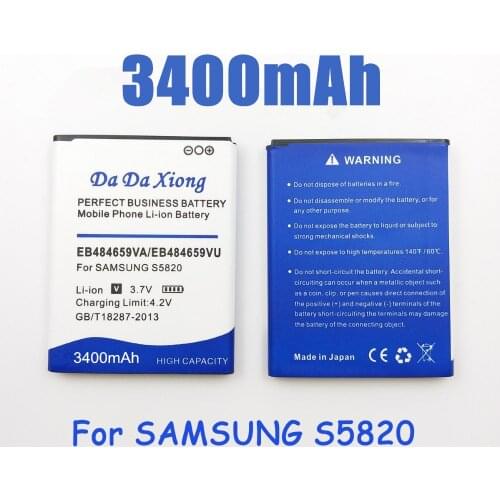 3400mAh Battery EB484659VA EB484659VU for Samsung Galaxy S5820 I8150 W689 S5690 T759 I8350 S8600 M930 i110 R730 i677
