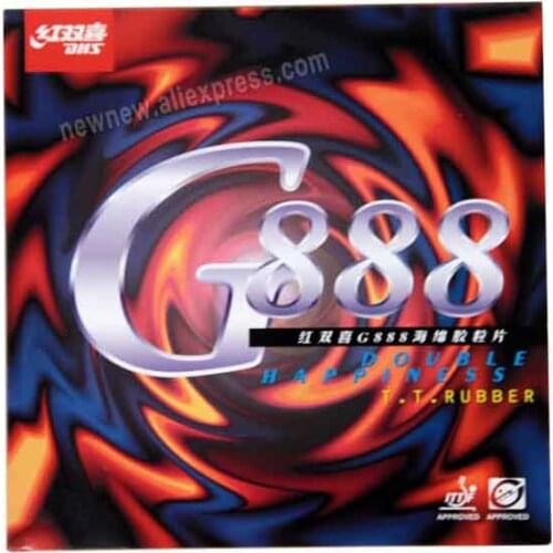 DHS G888 (Quick Attack / Loop) Pips-in Table Tennis (PingPong) Rubber With Sponge