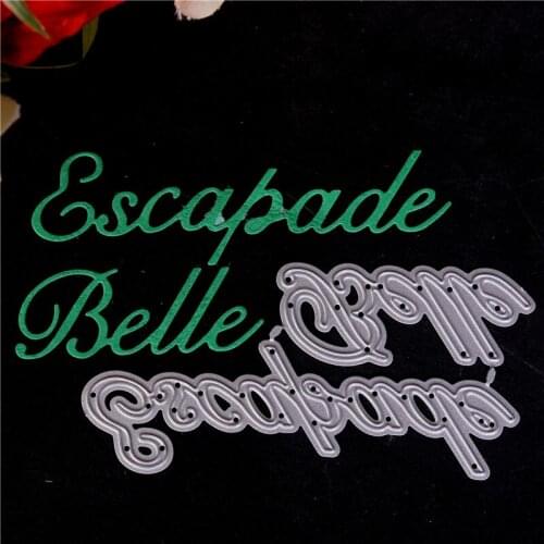 French Word Metal Cutting Dies For Diy Scrapbooking Die Cut New 2018 Cuts For Paper Card Making Craft Embossing I Love You