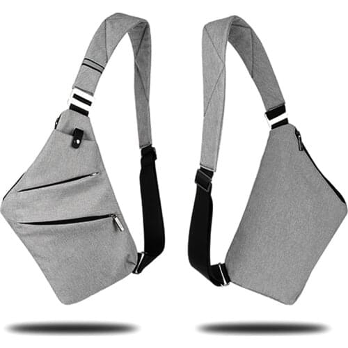 Hot Selling Men Crossbody Sling Bag Waterproof Shoulder Chest Back Pack Anti Theft Sash Bags Pouch