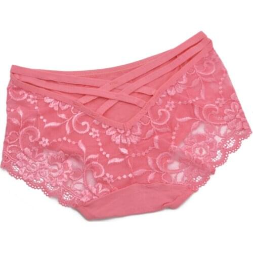 Cotton Panties Women Lace Briefs Sexy Underwear Teenage Girls Winter Underpants Warm Intimates Bragas Lingerie For Women 8021