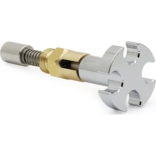 Chrome O-Ring Carburetor Cross Enricher Choke Adjustment Knob for Harley S&S Super G & E B And G Carbs