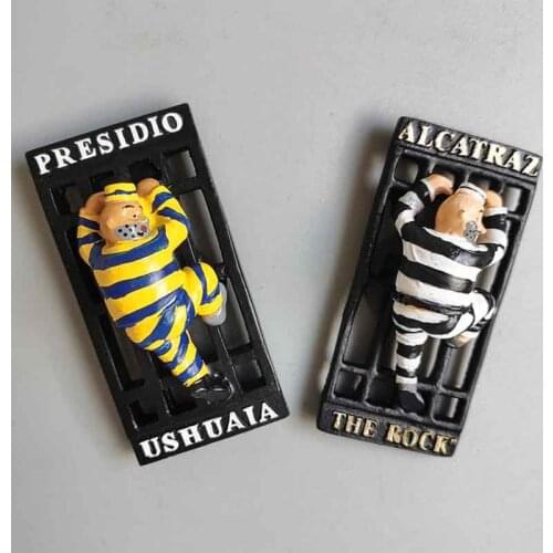 California Magnets San Francisco Alcatraz Island 3d Fridge Magnets Tourist Souvenirs Magnetic Refrigerator Stickers Hand Gifts