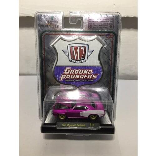 M2 1/64 1971 Plymouth Collection Metal Die-cast Simulation Model Cars Toys