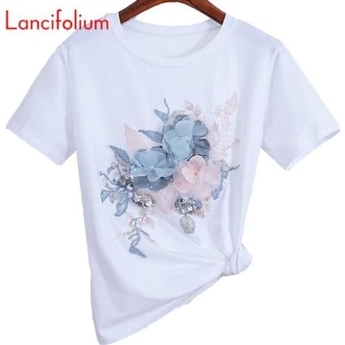 Lancifolium Women's T-shirts With Sequins