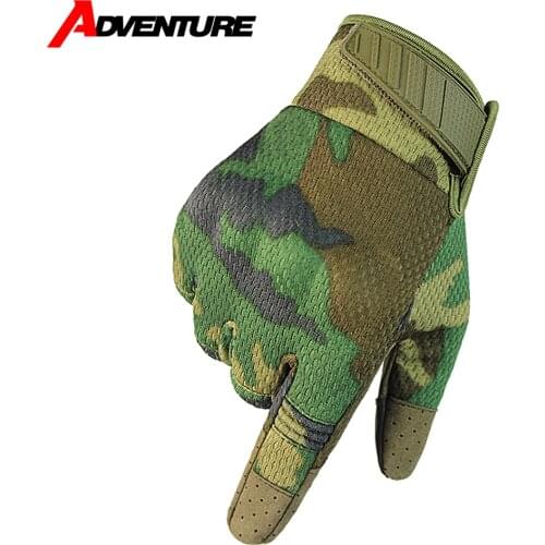 Motorcycle Gloves Touch Screen Mesh Breathable Tactical Gloves Guantes Moto Motocross Racing Full Finger Gloves Off-Road Riding