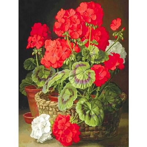 A14362 11CT/14CT/18CT/25CT/28CT oil street patterns Counted Cross Stitch DIY Cross Stitch Kits Embroidery Needlework Sets