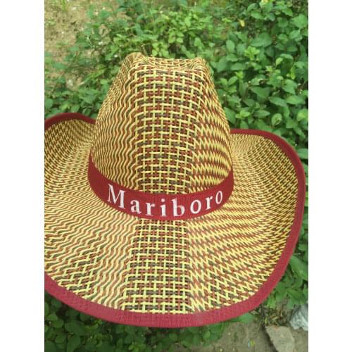 Tourist straw sun hat summer season straw hat western cowboy hat big brim straw hat mens curled beach hat