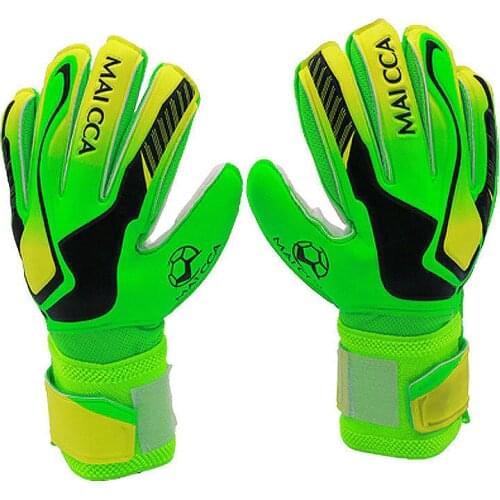 MAICCA Goalkeeper Gloves Soccer Professional kids Children Football Finger Protection Soccer Football Latex Goalie Gloves