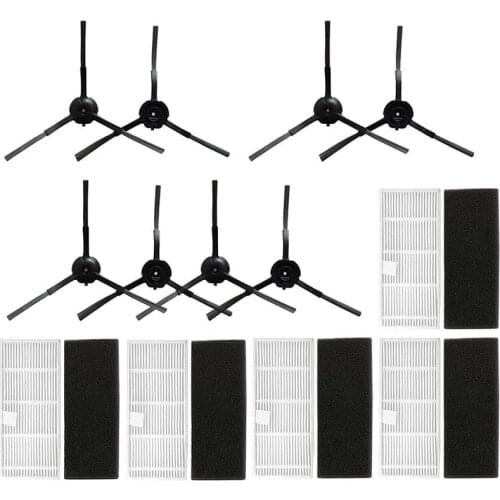 Vacuum Cleaner Accessories Filter Side Brush Replacement Kit Fit for VIOMI S9 Robot Vacuum Cleaner Replace Parts