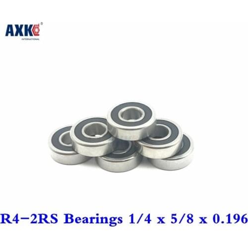 2019 Hot Sale New Arrival Rolamentos Rodamientos Free Shipping 50 Pcs R4-2rs Bearings 1/4 X 5/8 0.196 Inch Ball R4 Rs R42rs 2rs