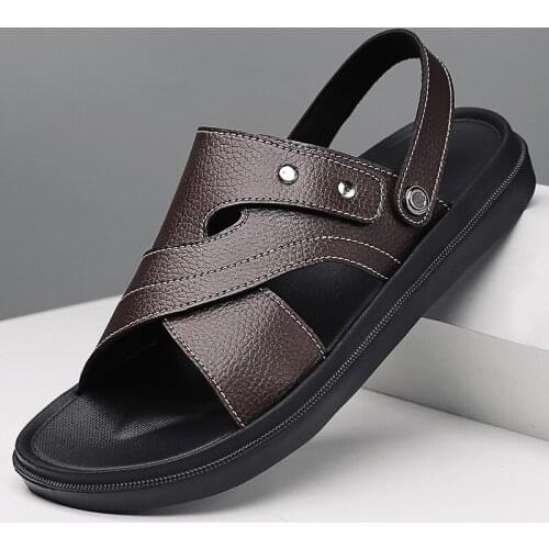 Similarfree Men's Leather Sandals