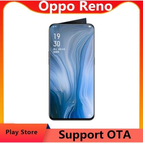 DHL Fast Delivery Oppo Reno 4G LTE Cell Phone 6.4" AMOLED 8GB RAM 256GB ROM 48.0MP Fingerprint Face ID Snapdragon 710 Dual Sim
