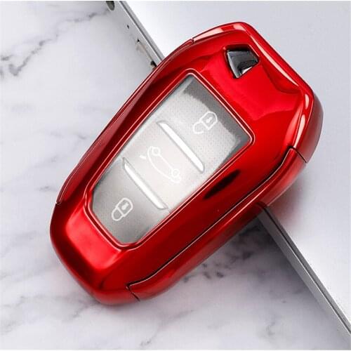 TPU Car Remote Key Case Cover For Peugeot 2008 3008 308 4008 408 2020 2019 2018 2017 301 308S 5008 Styling Transparent Fob Shell