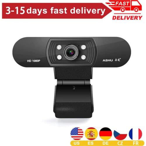 In Stocks Webcam Usb Full Hd 1080p 1920x1080 Web Camera For Computer Smart Android Tv Gaming Pc Win10 Laptop Dropshipping