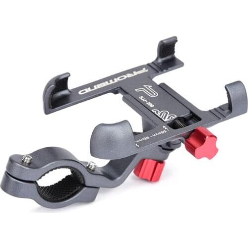 Bike Mobile Phone Holder 360 Rotatable Aluminum Adjustable Bicycle Phone Holder Motorcycle Handlebar Mount GPS Phone Stand