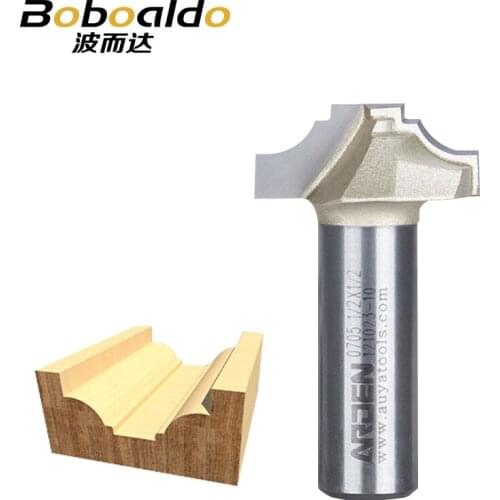 1pcs 1/2 Shank Decorative Plunge Ogee Bits Arden Router Bit Woodworking Cutter Tools Milling Cutter Woodworking Tool