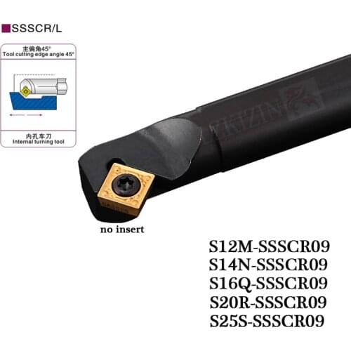 1PC CNC Lathe Cutter Tool S12M S14N S16Q S20R S25S SSSCR09 SSSCL09 Internal Turning Tool Boring Bar Tool Holder for SCMT Insert