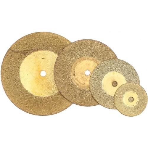 5Pcs Diamond Cutting Discs Burr Free Abrasion-resistant High Speed Steel Sharp Emery Grinding Disc Supplies for Sanding