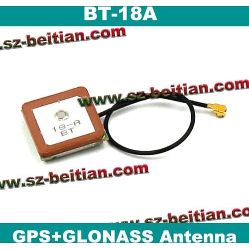 BEITIAN 28db IPEX GPS GLONASS active internal antenna 18*18*5mm 5pcs BT-18A