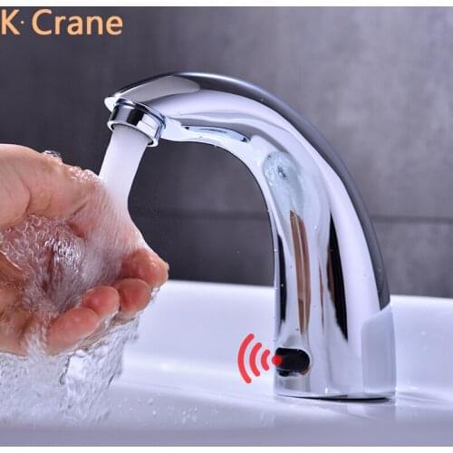 Touchless Motion Sensor Faucet Bathroom Automatic Infrared Sense Tap Basin Sink Smart Induction Grifo DC Battery Power Torneira