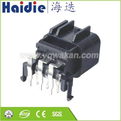 Free shipping 5sets 6pin PCB board car plug solder plate connector, male part of HD0620-2.3-10