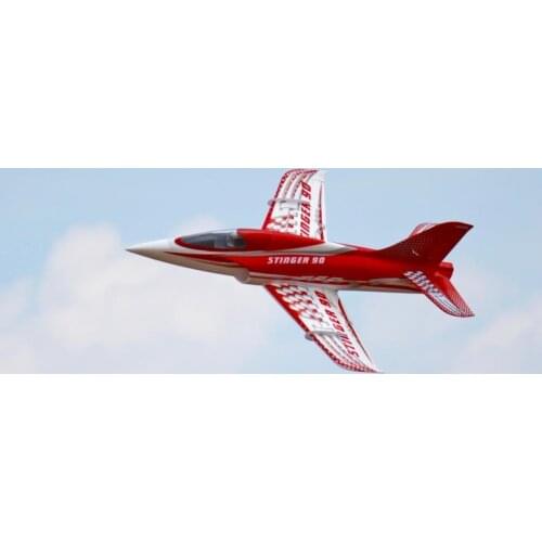 Electric RC Aeroplane Stinger Jet Fighter Powered by 90mm EDF PNP Version
