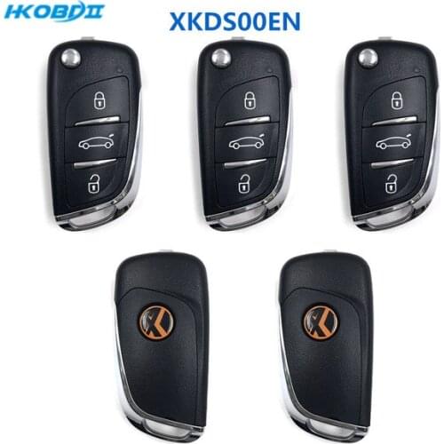 HKOBDII VVDI Wire XK XKDS00EN 3 Buttons Universal VVDI2 Car Key Remote for Xhorse VVDI Mini and VVDI Key Tool