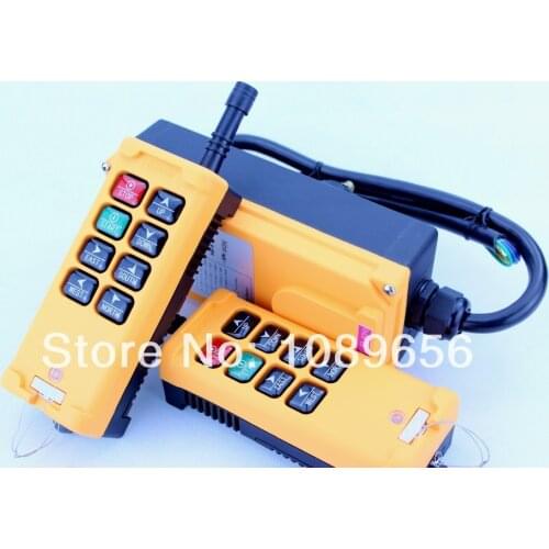 HS-8 8 keys industrial remote controller switch 2 transmitter + 1 receiver Crane Transmitter dc 24v ac 220v 380v